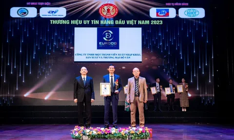 EURODG vinh dự đạt “Thương Hiệu Uy Tín Hàng Đầu Việt Nam 2023”