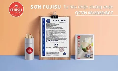 Sơn Fujisu - Doanh nghiệp đạt Chứng Nhận Hợp Quy Quốc Gia QCVN 08:2020/BCT về giới hạn hàm lượng chì trong sơn