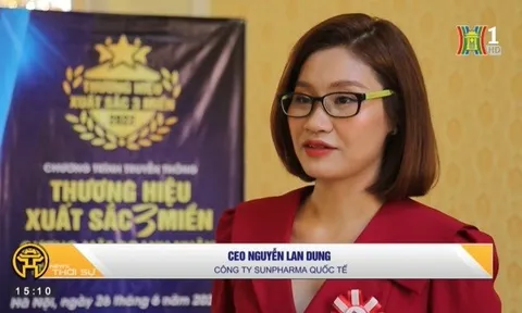 CEO Nguyễn Lan Dung rạng ngời tại Lễ tôn vinh Thương hiệu xuất sắc 3 miền năm 2022