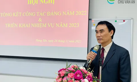 Hội nghị tổng kết công tác Đảng năm 2022 và triển khai nhiệm vụ năm 2023