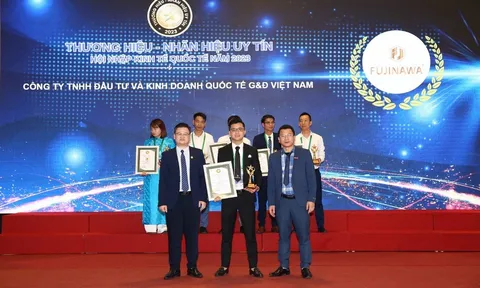 Đạt được những tiêu chí khắt khe, Fujinawa đã vinh dự nhận được danh hiệu TOP 10 Nhãn Hiệu – Thương Hiệu uy tín năm 2023