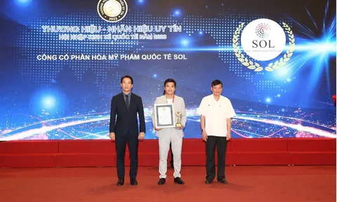Công ty cổ phần hóa mỹ phẩm quốc tế SoL được vinh danh top 10 “THƯƠNG HIỆU NHÃN HIỆU – UY TÍN HỘI NHẬP KINH TẾ QUỐC TẾ” năm 2023