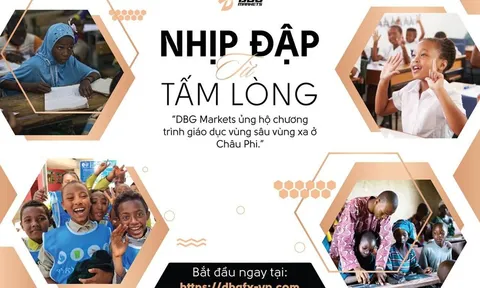 Nhịp đập từ tấm lòng: DBG Markets ủng hộ chương trình giáo dục vùng sâu vùng xa ở châu Phi