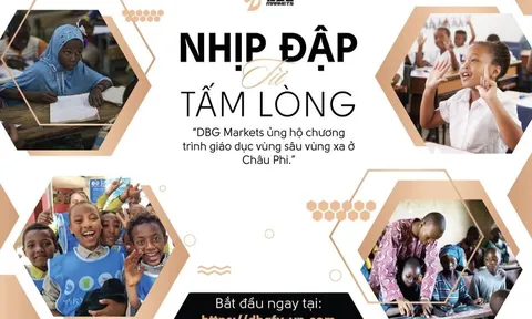 Nhịp đập từ tấm lòng: DBG Markets ủng hộ chương trình giáo dục vùng sâu vùng xa ở châu Phi